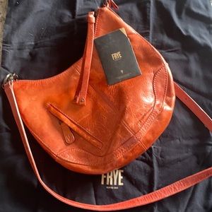 Frye-hobo crossbody bag.